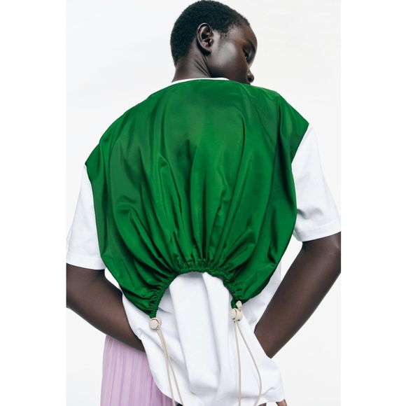 Zara Tops - Zara combination nylon top